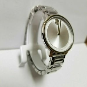 New movado bold evolution silver ladies  watch